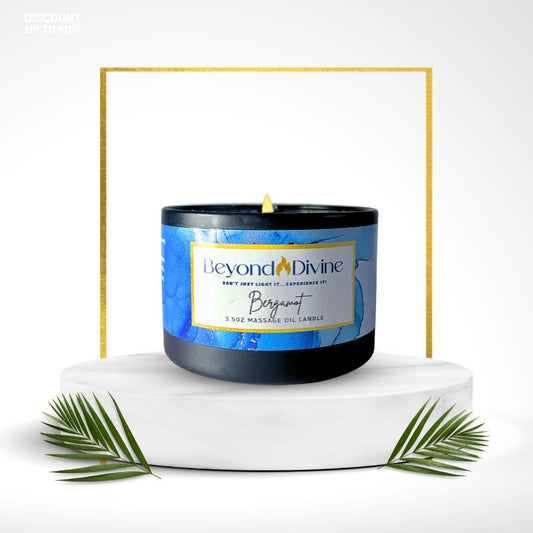 Bergamot Massage Oil Candle 3.5oz
